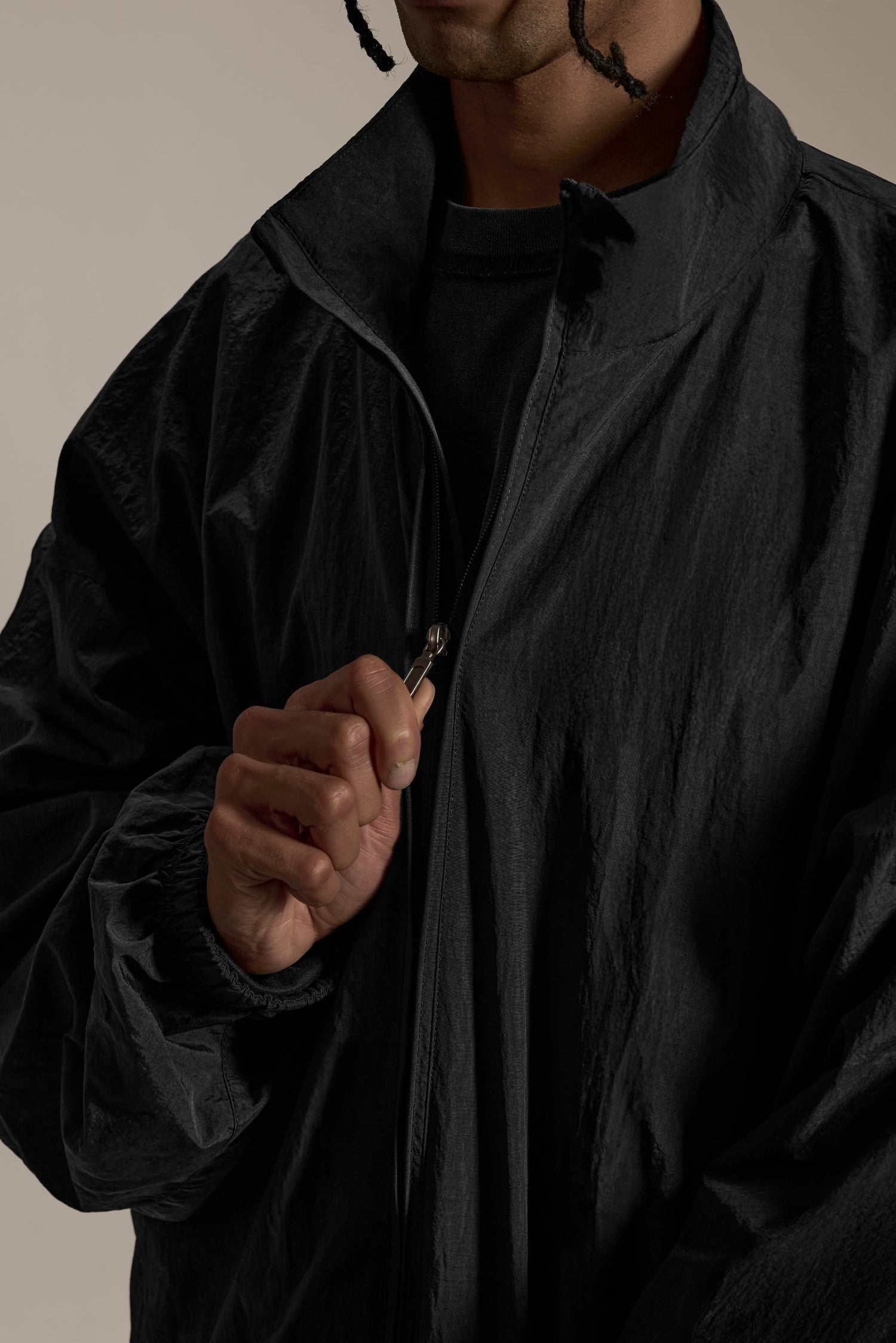 POLYESTER ZIP JACKET