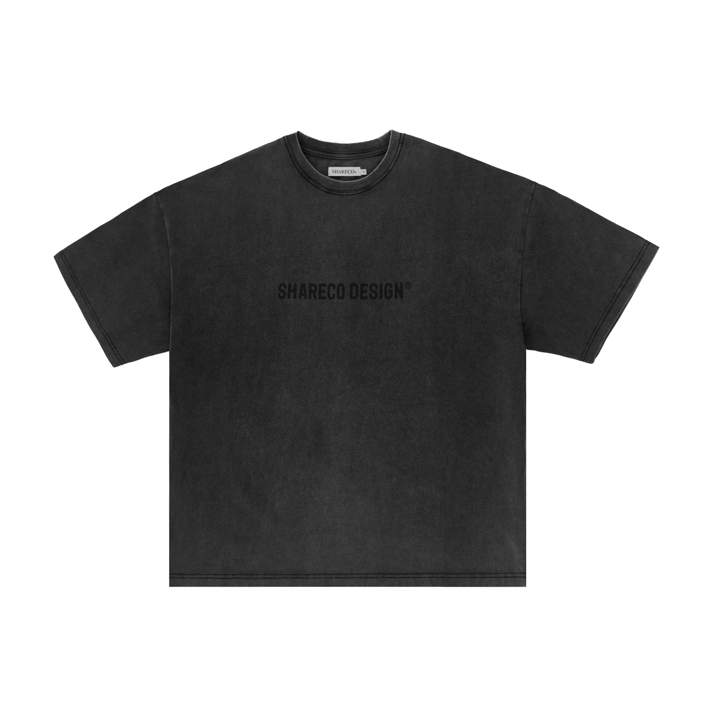 HEAVY WASHED LOGO TEE 水洗 LOGO 短 TEE (八月下旬依訂單順序出貨，現在下訂 優先寄出) - SHARECO DESIGN