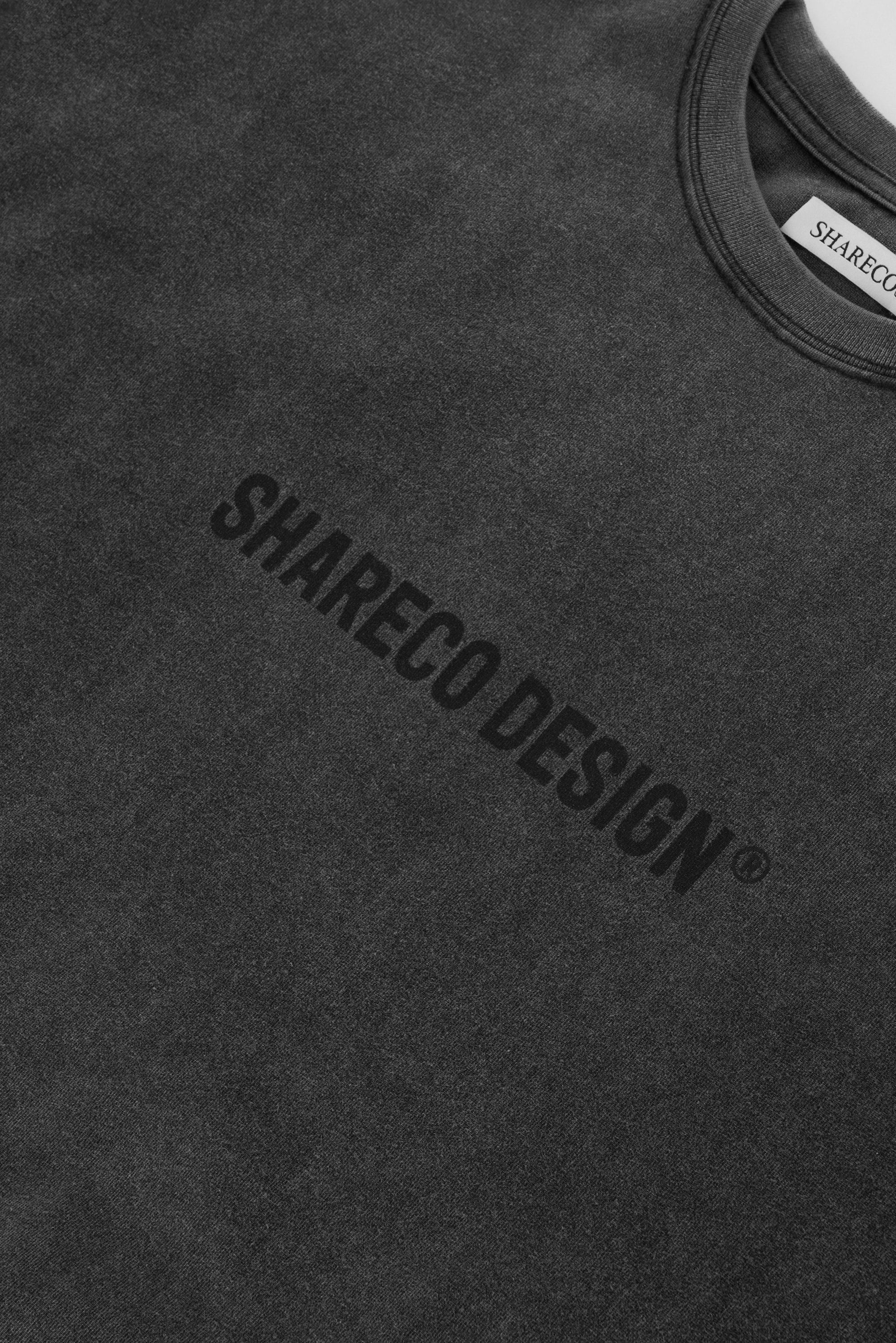 HEAVY WASHED LOGO TEE 水洗 LOGO 短 TEE (八月下旬依訂單順序出貨，現在下訂 優先寄出) - SHARECO DESIGN